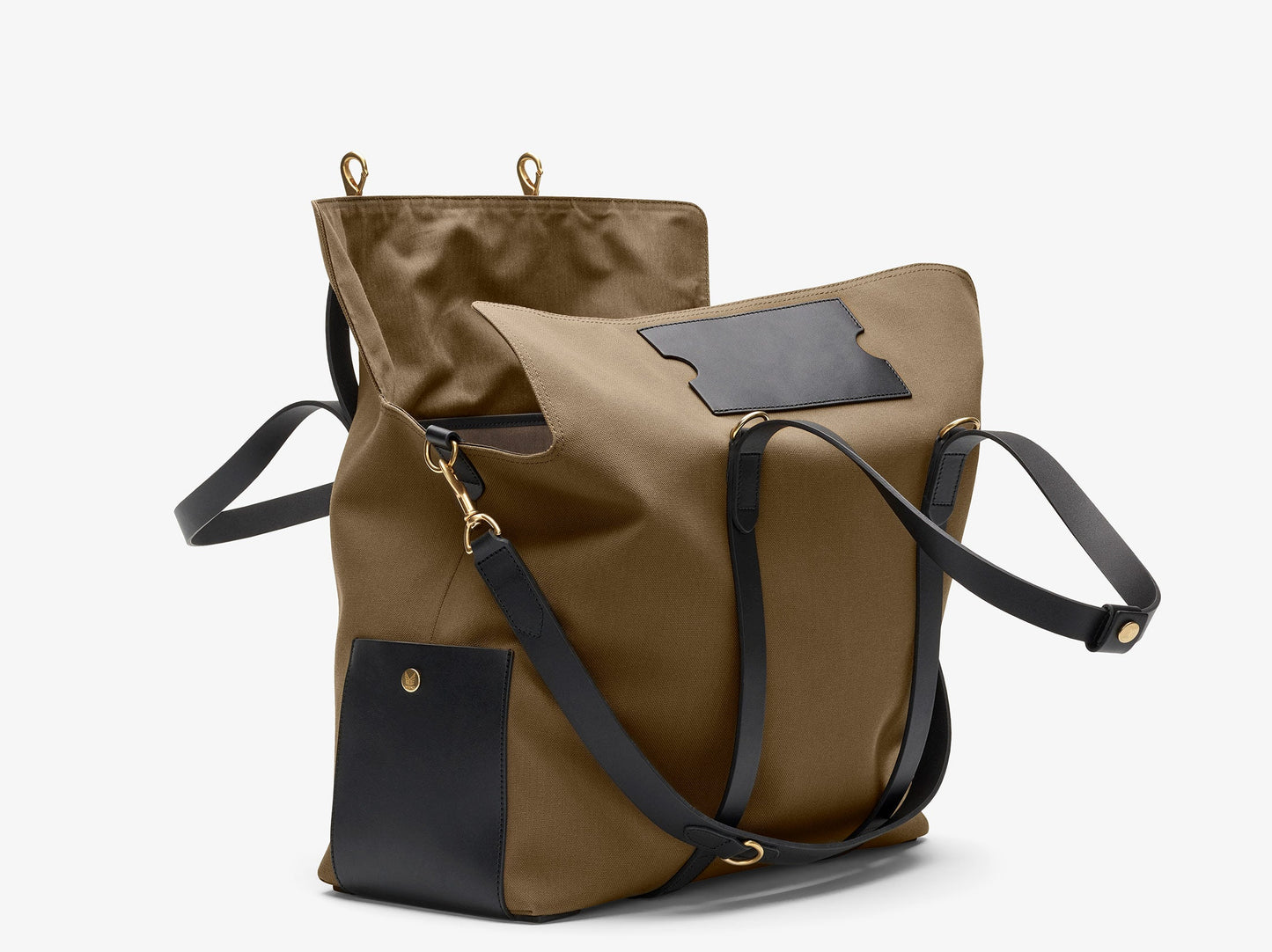 Mega Tote - khaki/black