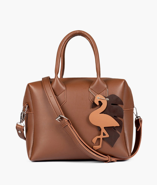 Horse brown mini bowling bag