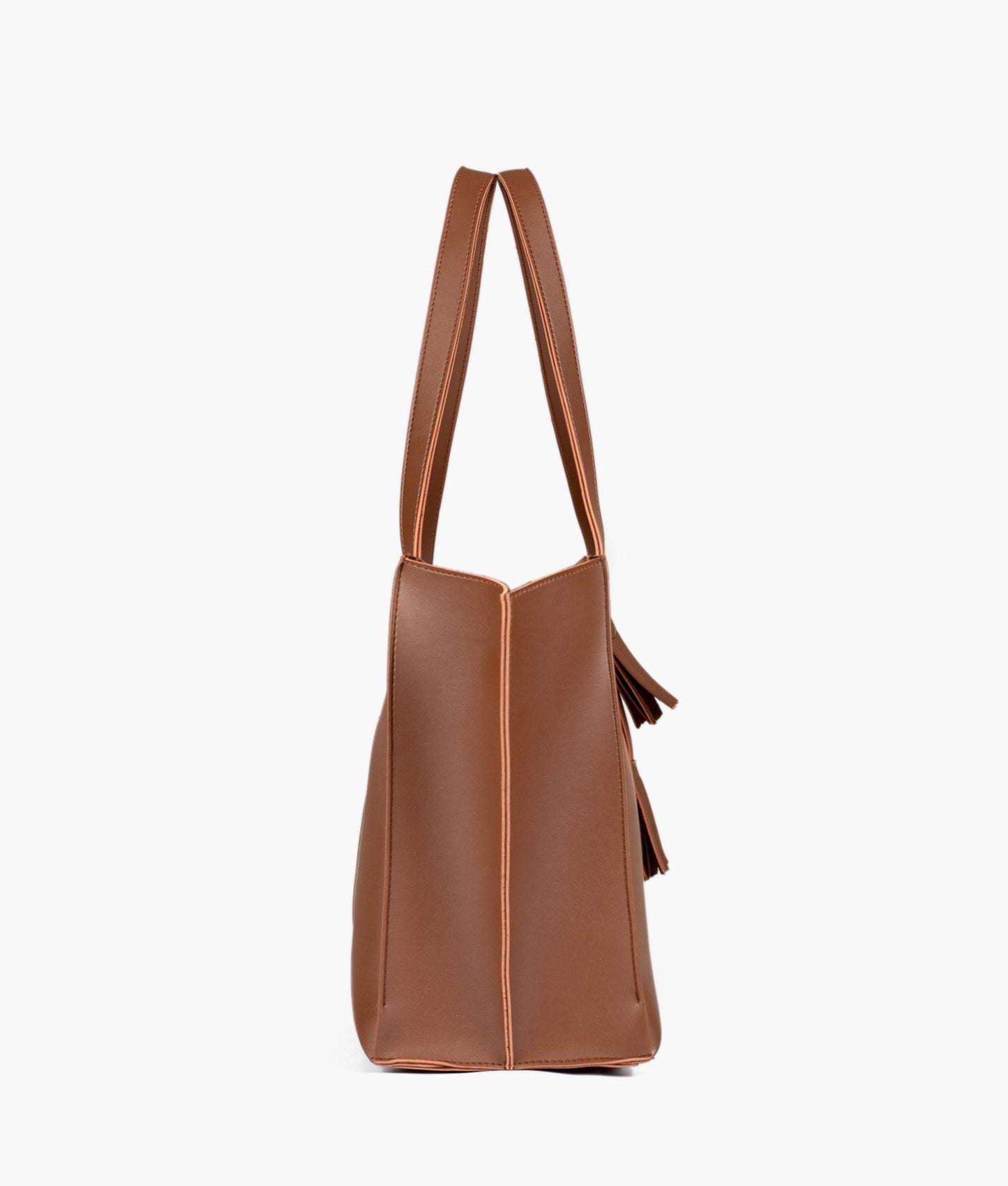 Horse brown over the shoulder tote bag